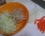 汁焼面(소스 야키소바)作り方3写真