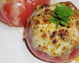 オシャレ丸ごとトマトの肉詰めオーブン焼き作り方10写真