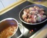 挽肉の生ハムロール　セージ風味・トマトソース作り方5写真