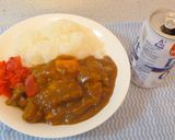 パパの牛筋カレーライス作り方8写真