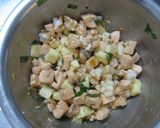 ころころエビと鮭とチーズ入り春巻きみそ味作り方6写真