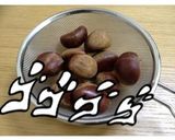 【秋】栗のチップス【深まりすぎ】作り方1写真
