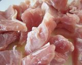 鶏もも肉とごぼう・人参・干し椎茸の煮物作り方4写真