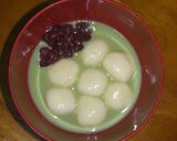 ✿　抹茶で　おしるこ　✿作り方3写真
