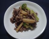 牛肉山芋炒め作り方7写真
