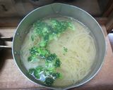 スパムでカルボナーラ風スパゲティ作り方2写真