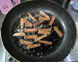 スパムでカルボナーラ風スパゲティ作り方5写真