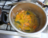 かぼちゃとにんじんのそぼろあんかけ作り方4写真