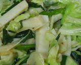 かまぼことキャベツの塩麹炒め作り方8写真