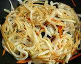 うちの定番★カリもち焼きうどん作り方5写真