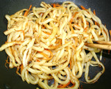 うちの定番★カリもち焼きうどん作り方6写真