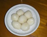 ✿　抹茶で　おしるこ　✿作り方1写真