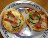 初めて簡単クレープ風ピザモーニング作り方8写真