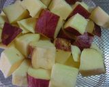 シンプルなさつまいもご飯作り方1写真