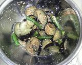 お弁当・箸休めにナスとインゲンのごま和え作り方5写真