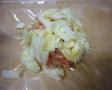 キャベツで包む！レンジで♪簡単シュウマイ作り方4写真
