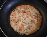 サンマ蒲焼缶とチェダーチーズのご飯ピザ作り方6写真