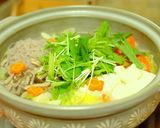 こしょうとニンニクで熱々鍋♪とんちり作り方4写真
