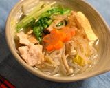こしょうとニンニクで熱々鍋♪とんちり作り方6写真