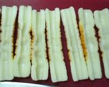 ちくわとチーズのサクサク焼き作り方1写真
