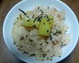 味付け簡単！塩昆布だけで…さつま芋ご飯♪作り方6写真