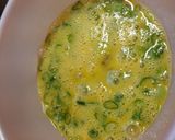 お弁当に!! ｶﾝﾀﾝ ネギたまご。作り方1写真