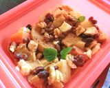 小豆たっぷり　お麩ルーツプディング作り方9写真