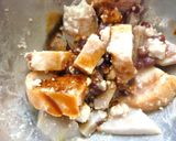 里芋・むき栗・粒あんのトースター焼き作り方4写真