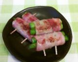 ✿アスパラベーコンマスタード巻き✿作り方8写真