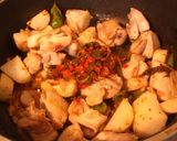 タイ♪鶏と長芋のスィートバジルチリ炒め作り方5写真
