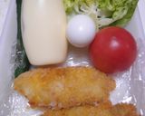 イカフライのサラダ風盛り付け作り方1写真