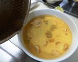 【蒟蒻麺】松茸と三大珍味の苧環蒸し作り方10写真