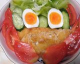 イカフライのサラダ風盛り付け作り方8写真