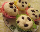 レンジで手軽に♫長芋入り酒蒸しパン作り方4写真