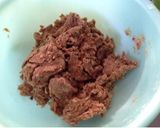 強力粉クッキーその②(黒ごまきな粉)作り方3写真