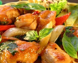 ■タイの定番料理♪鶏肉のバジル炒め■作り方9写真
