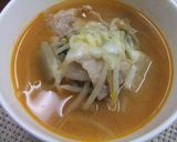 とうがんのチゲ風お味噌汁作り方6写真