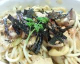しそ風味うどん炒め★作り方3写真
