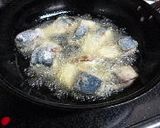 鯖の唐揚げ　甘酢あん絡め作り方4写真