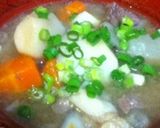 具だくさんの牛汁作り方6写真