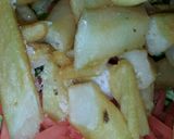 フライドポテトリメイクお好み焼き作り方2写真