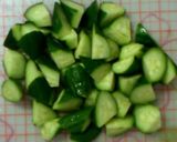 ご飯が進む＊きゅうりのピリ辛中華炒め作り方1写真