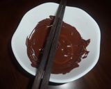 大きめのお皿でできるミニチョコケーキ作り方3写真