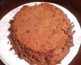 大きめのお皿でできるミニチョコケーキ作り方7写真