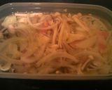 レンジで簡単調理　　バターポン酢のパスタ作り方2写真