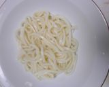 白菜・豚肉・えのき入りあんかけ皿うどん作り方12写真