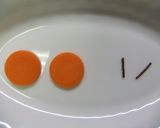 ハロウィン☆人参ｄｅジャックオーランタン作り方1写真
