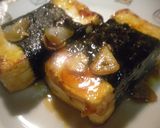 豆腐の海苔巻きガーリックステーキ作り方9写真