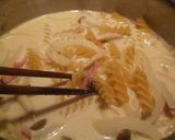 お鍋ひとつでクリームパスタ作り方4写真