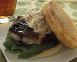 焼サバーガー　魅惑の生姜チーズソース作り方7写真